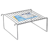 Prateleira Extensível Aramado Organizador De Armário Cromado